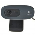 Logitech C270 HD 720P USB 2.0 Webcam com microfone embutido